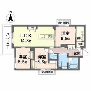 シャーメゾン北田辺 0401号室