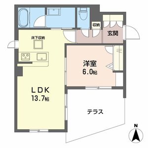 シャーメゾン　ロッシュ　ル　ポン　Ⅱ0101号室_間取り画像