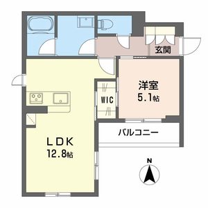 シャーメゾン　ロッシュ　ル　ポン　Ⅱ0201号室_間取り画像