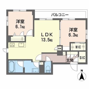 シャーメゾン　ロッシュ　ル　ポン　Ⅱ 0202号室