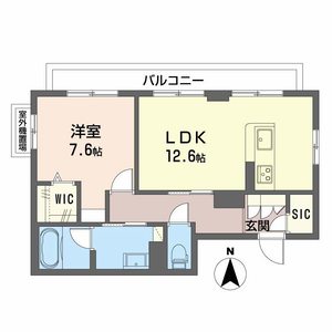 シャーメゾン　ロッシュ　ル　ポン　Ⅱ0402号室_間取り画像