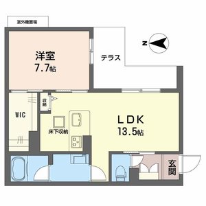 シャーメゾン　太秦天神川0102号室_間取り画像