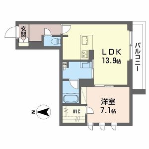 シャーメゾン　太秦天神川0205号室_間取り画像