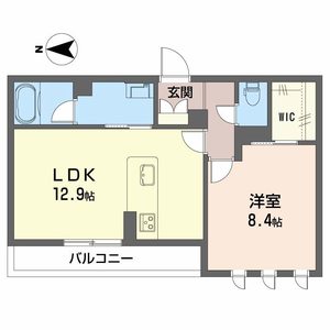 シャーメゾン　太秦天神川0206号室_間取り画像