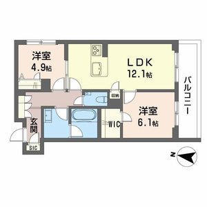 ＳｈａＭａｉｓｏｎ　Ｇａｒｄｅｎｓ　旭が丘Ⅱ 0301号室