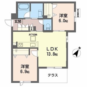 サンヴィアンテ長尾Ⅱ 0103号室