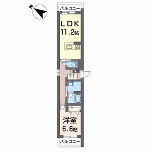 サンヴィアンテ長尾Ⅱ 0302号室