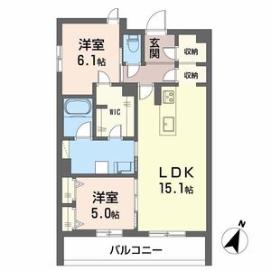 ハムステッドアレー 0206号室