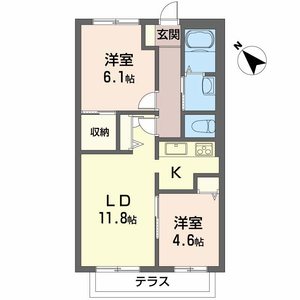 シャーメゾン南春日丘 0102号室