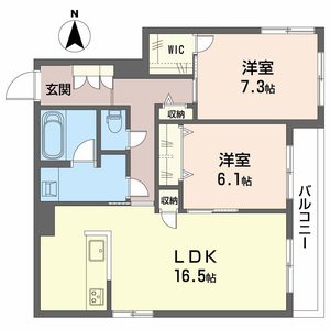 ラフィーネ松ヶ崎 0201号室