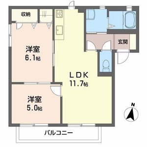 バリュージュ・ミヤビ A201号室