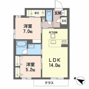 シャーメゾン　アクシス 0102号室