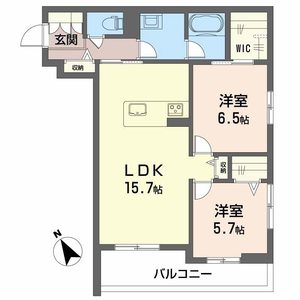 新清館Ⅲ 0202号室