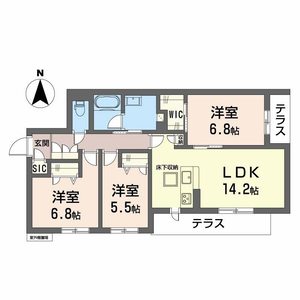 シャーメゾン　ウィステリア 0102号室