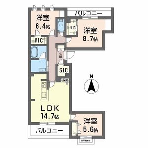 シャーメゾン　ウィステリア 0203号室
