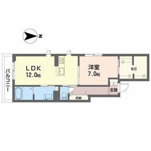 シャーメゾン黒田 0205号室