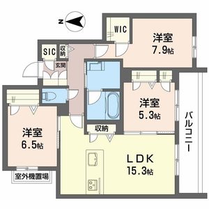 シャーメゾン　オークルート奈良 0402号室