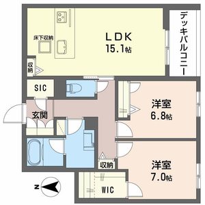 シャーメゾン　オークルート奈良 0101号室