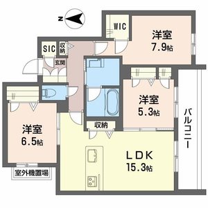 シャーメゾン　オークルート奈良 0302号室