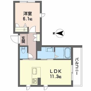 シャーメゾン山吹 0203号室