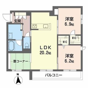 シャーメゾン深江北 0205号室