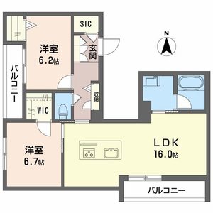 シャーメゾン西大寺南 0201号室