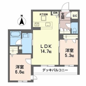 シャーメゾン王寺　ノースⅠ 0102号室