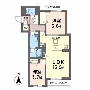 シャーメゾン王寺　ノースⅠ 0103号室