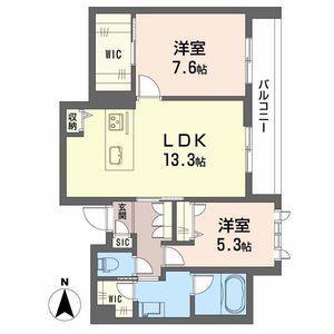 グランシャーメゾン新大宮 0202号室