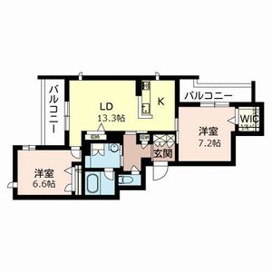 Ｓｈａｍａｉｓｏｎ　Ｂｌａｎｃｈｅ　岡本 0203号室