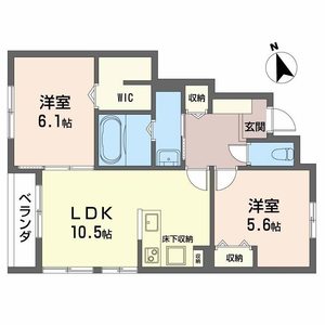 メゾンドソラⅡ 0102号室