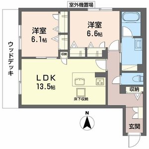グランコート北浦 0101号室