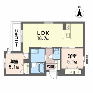 パルコートⅡ 0301号室