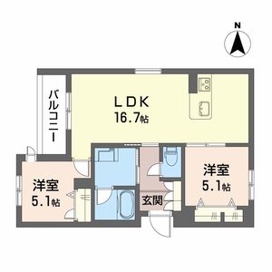 パルコートⅡ 0201号室