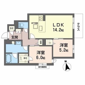 シャーメゾン　ルミエール西田辺 0101号室
