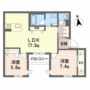 シャーメゾン　ルミエール西田辺 0202号室