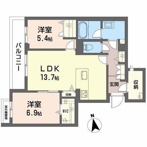 シャーメゾンガーデン太秦 0203号室