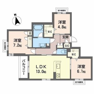 シャーメゾン　伽羅橋 0302号室