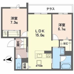 シャーメゾン　ヴェルーラ 0101号室