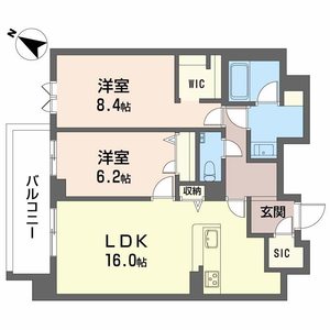 シャーメゾン　エフ　オーキッド　大阪城 0201号室