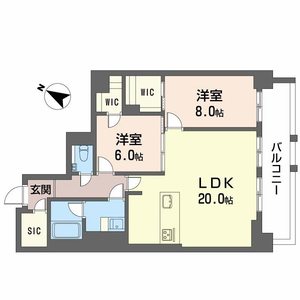 シャーメゾン　エフ　オーキッド　大阪城 0602号室
