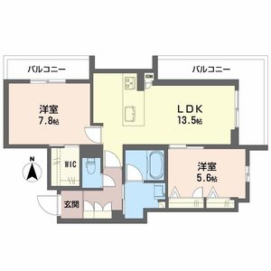 シャーメゾン　香芝　ワイケイ 0201号室