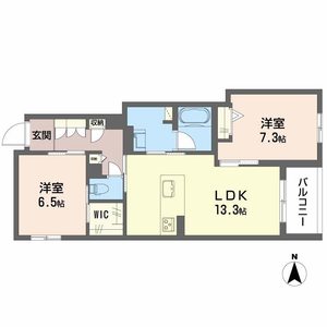 シャーメゾン　香芝　ワイケイ 0202号室