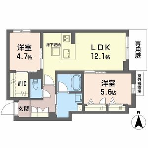 シャーメゾン　香芝　ワイケイ 0101号室