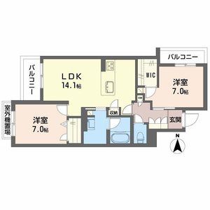 シャーメゾン　香芝　ワイケイ 0305号室