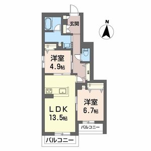 シャーメゾン　エムエイチ　曽根東 0301号室