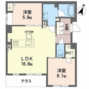 フォレナ山田東 0101号室