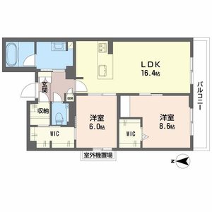 グランドール伏見桃山 0402号室