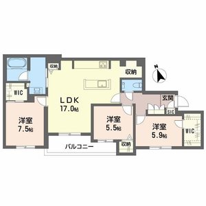 シャーメゾン　グランマーサ松虫通り 0201号室