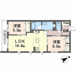 シャーメゾン　カレ　リアンジュ 0201号室